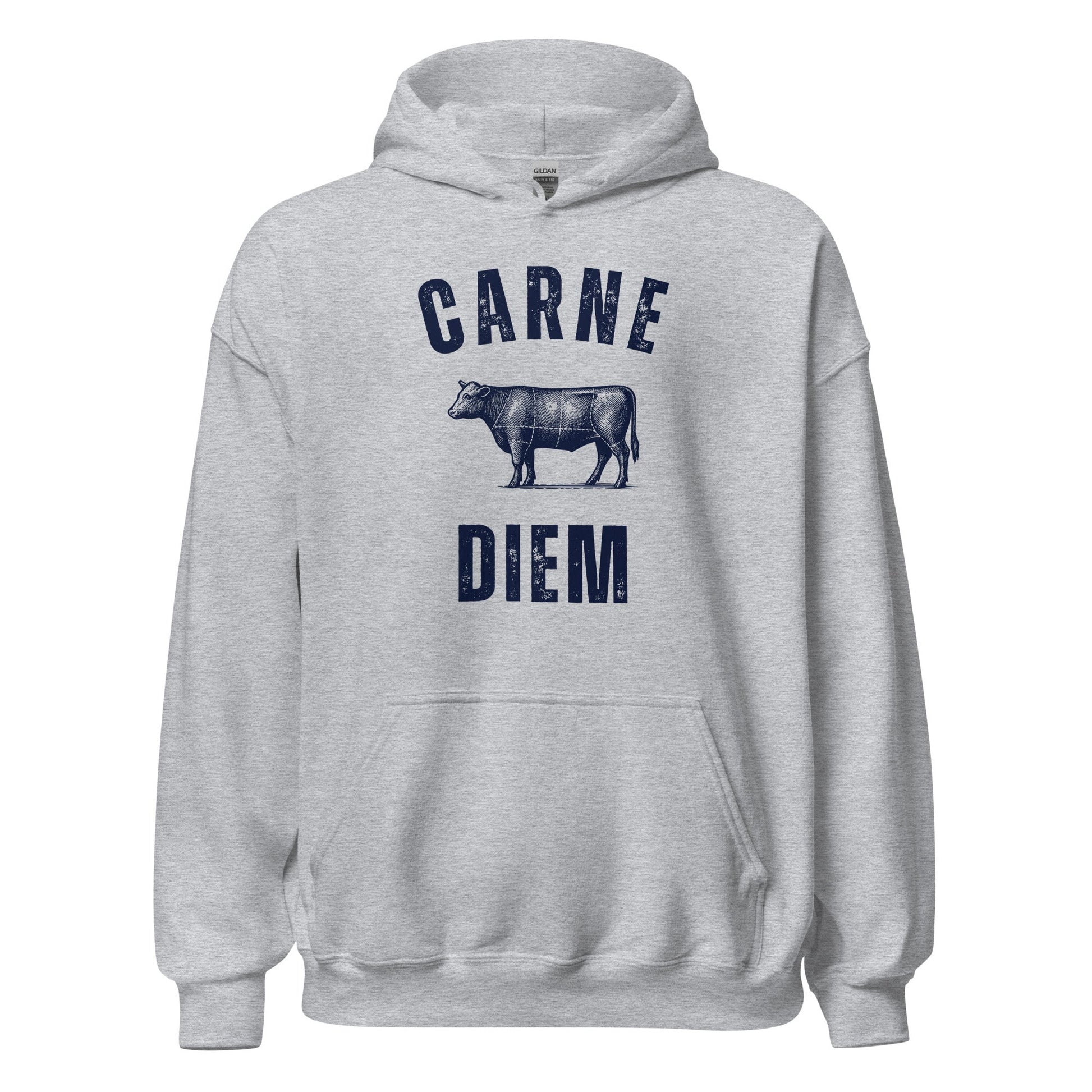 Carne Diem Grill Masters Vintage Butcher Chart Hoodie - Inken Image