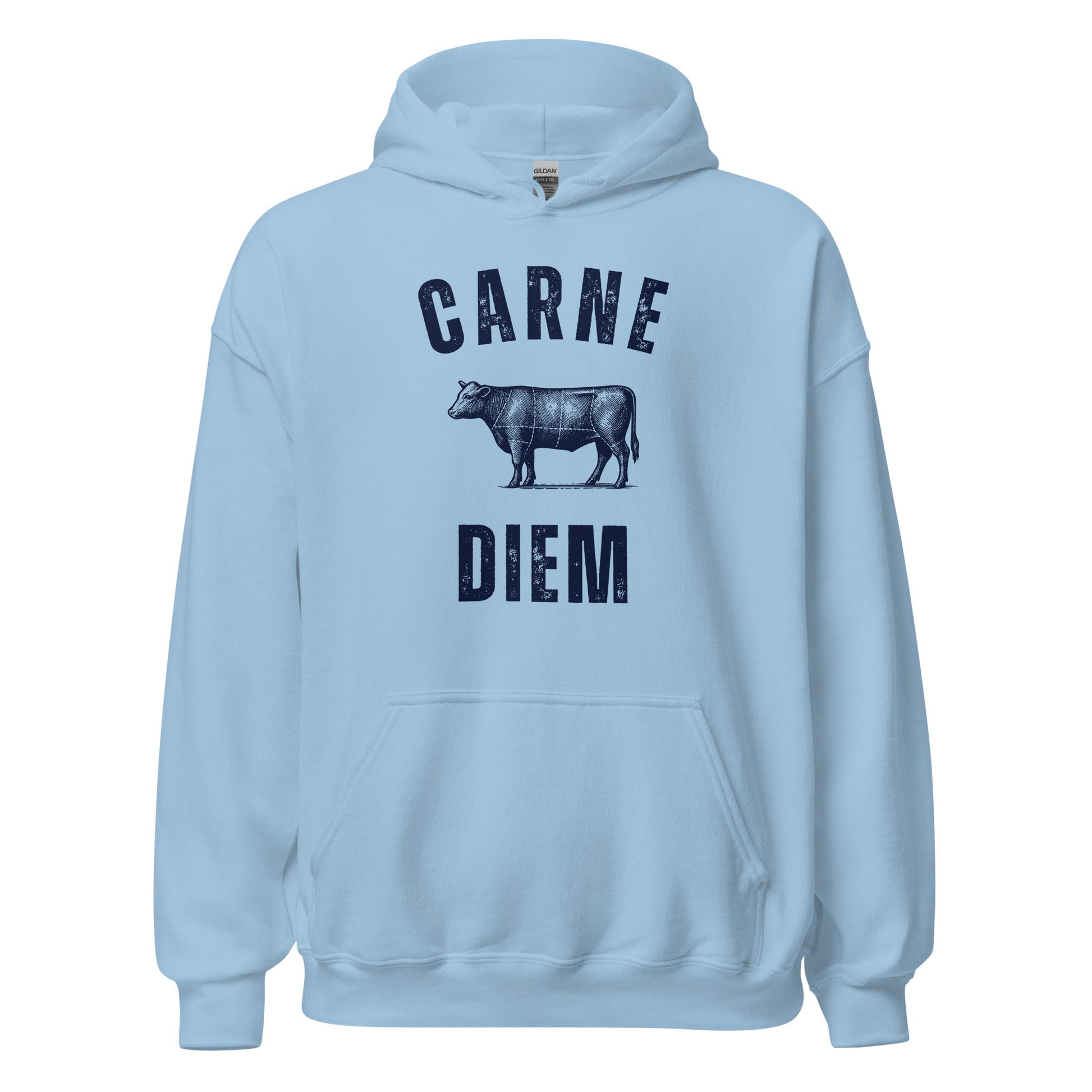 Carne Diem Grill Masters Vintage Butcher Chart Hoodie - Inken Image