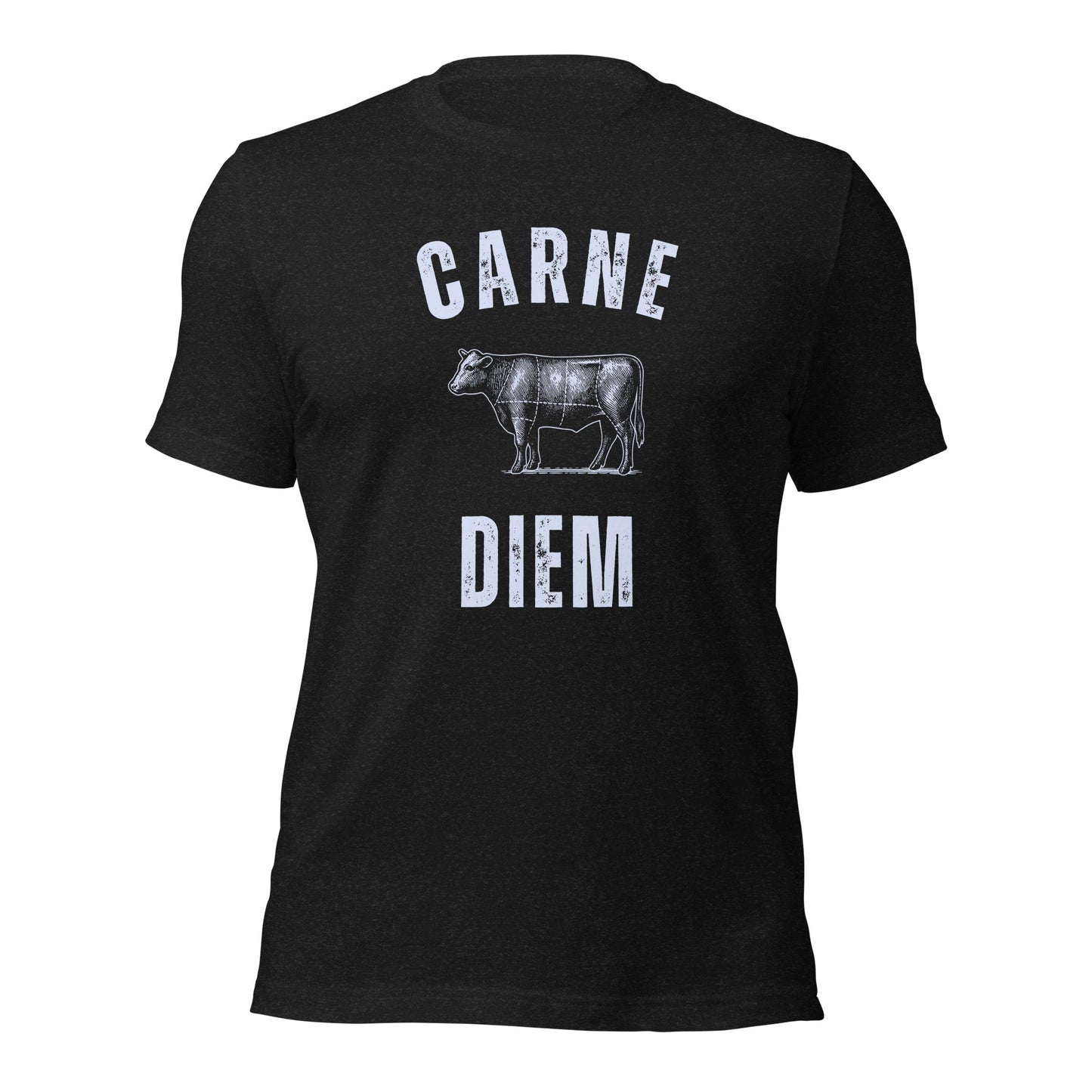 Carne Diem Grill Masters Vintage Butcher Chart T-Shirt - Inken Image