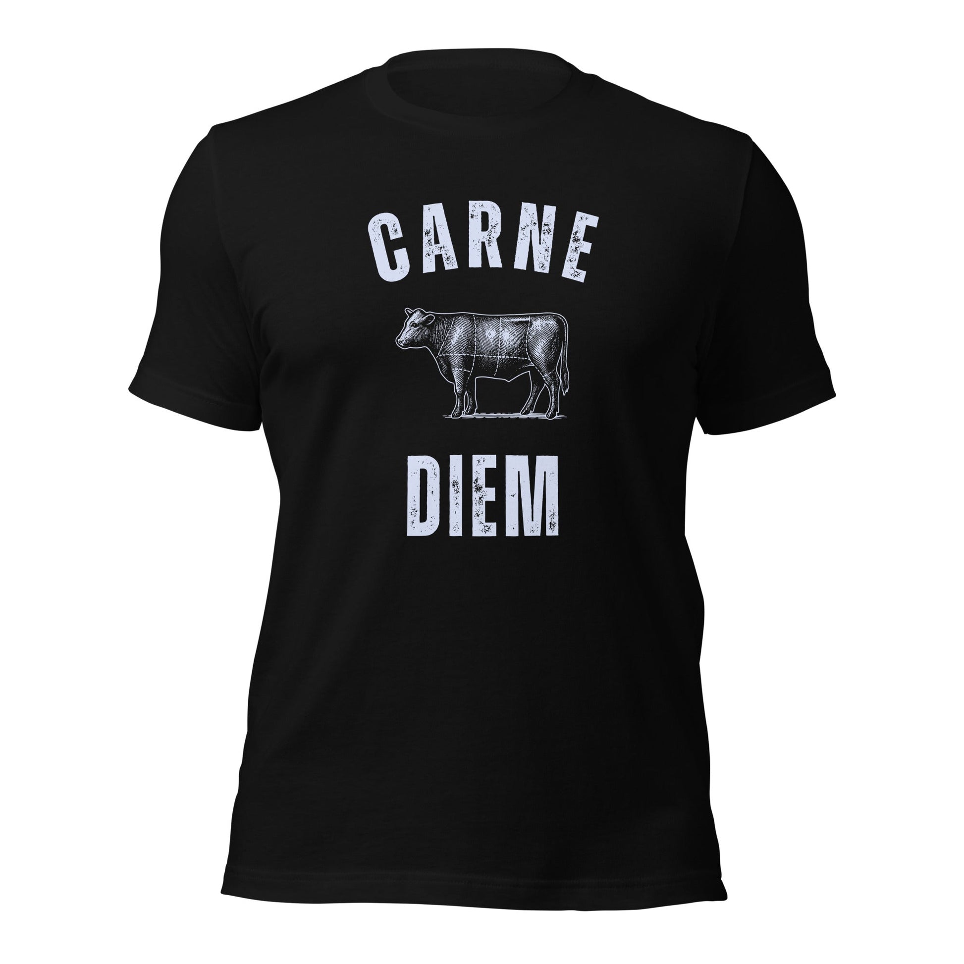 Carne Diem Grill Masters Vintage Butcher Chart T-Shirt - Inken Image