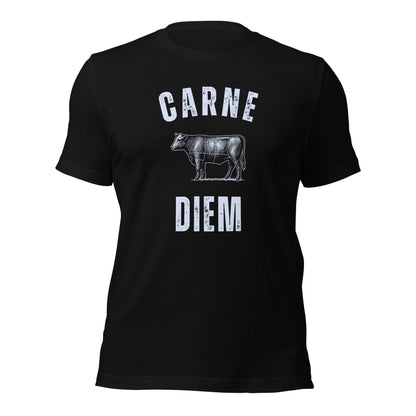 Carne Diem Grill Masters Vintage Butcher Chart T-Shirt - Inken Image