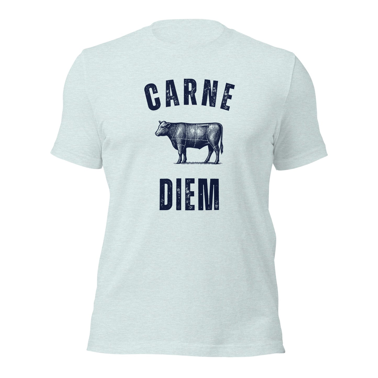 Carne Diem Grill Masters Vintage Butcher Chart T-Shirt - Inken Image