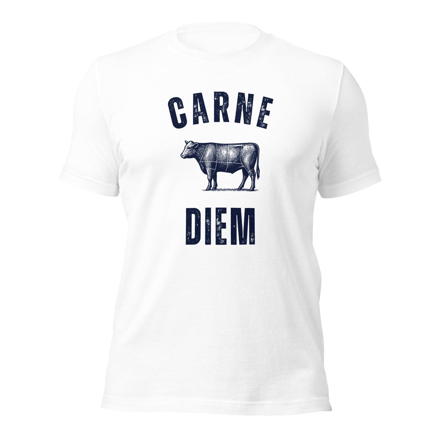 Carne Diem Grill Masters Vintage Butcher Chart T-Shirt - Inken Image