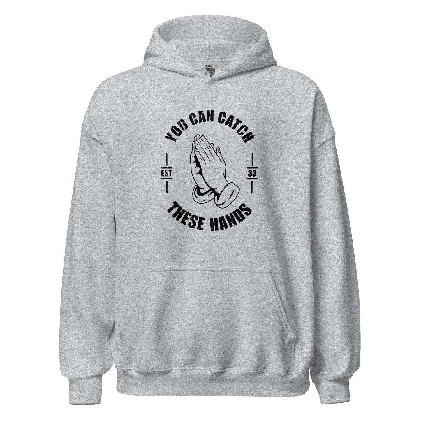 Catch These Hands Prayer Parody Hoodie - Inken Image