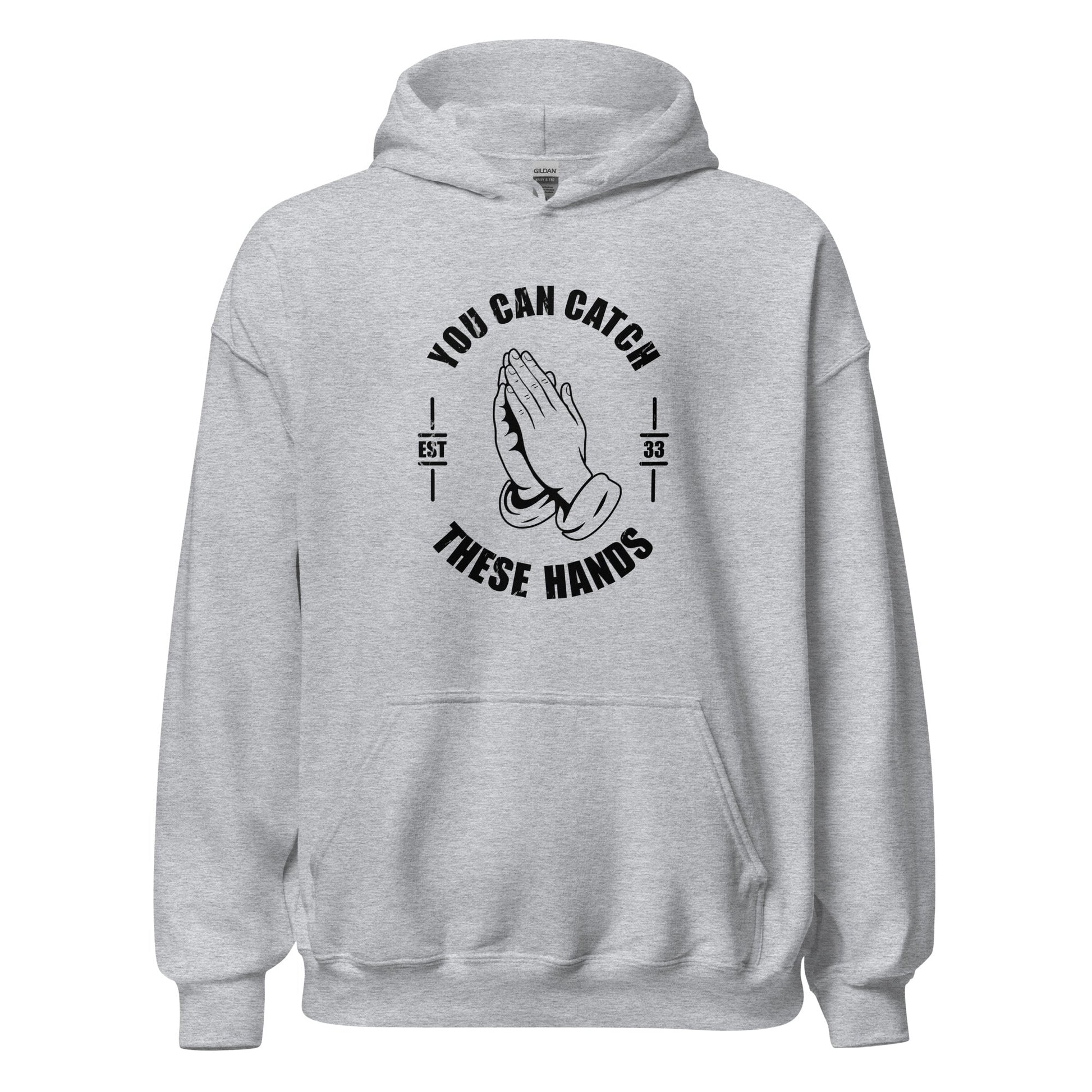 Catch These Hands Prayer Parody Hoodie - Inken Image