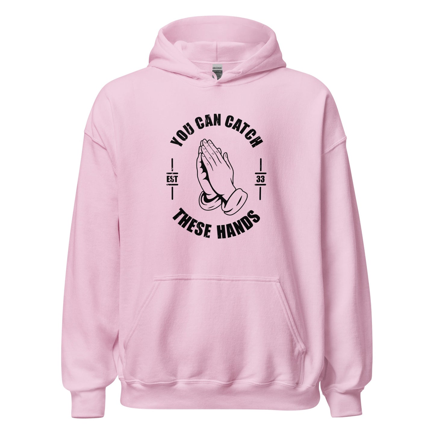 Catch These Hands Prayer Parody Hoodie - Inken Image