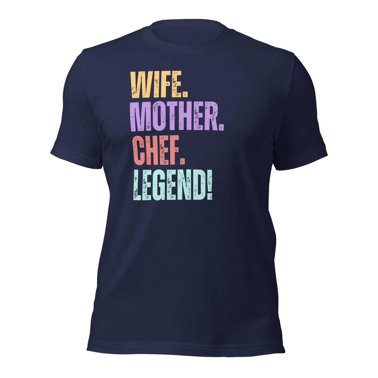 Chef Legend Wife Shirt Fun Mom Cooking Tee - Inken Image