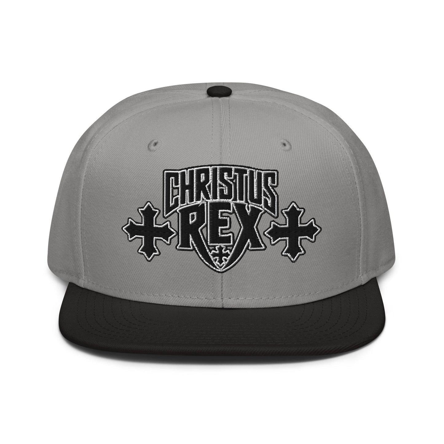 Christus Rex Flat Stitch Snapback - Inken Image