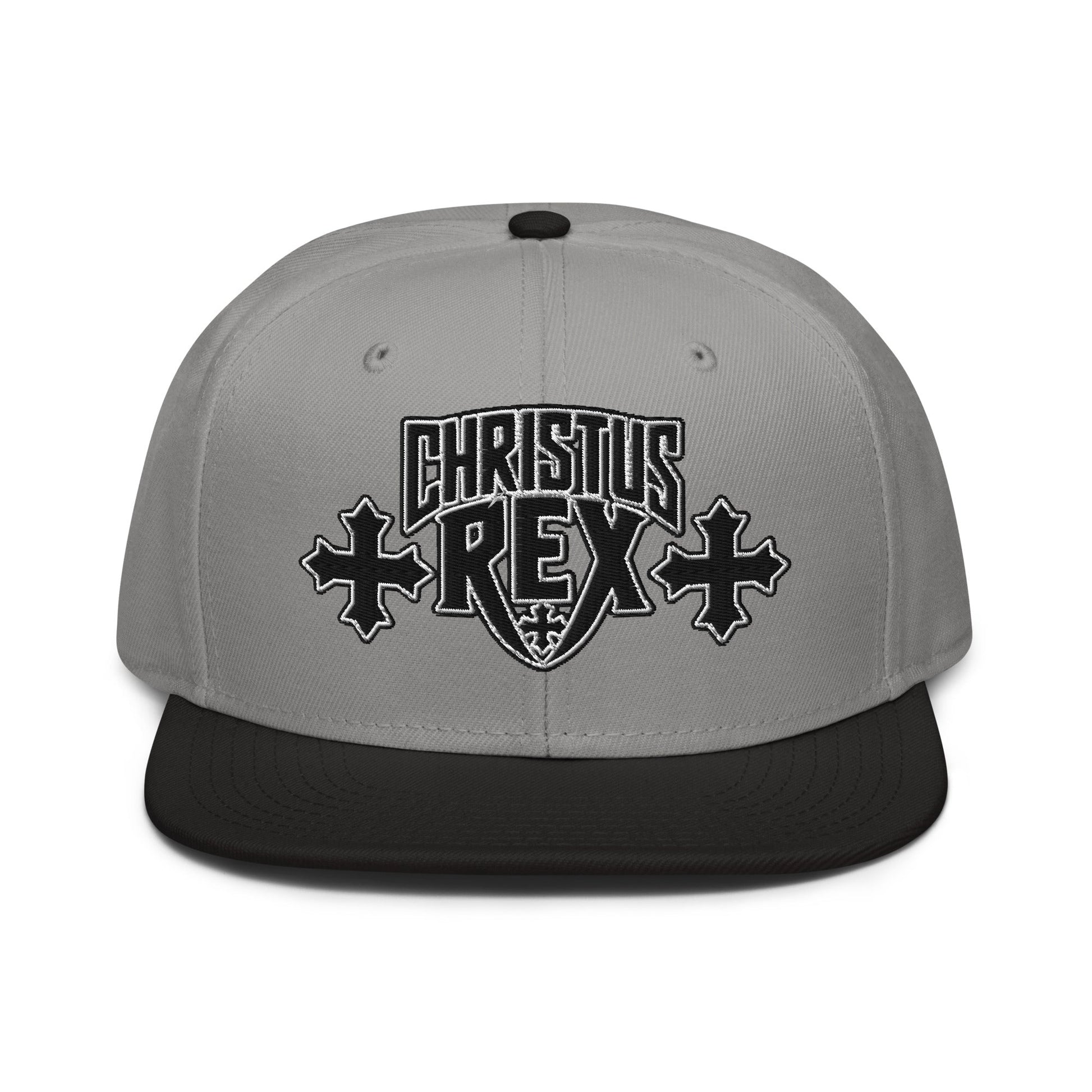 Christus Rex Flat Stitch Snapback - Inken Image