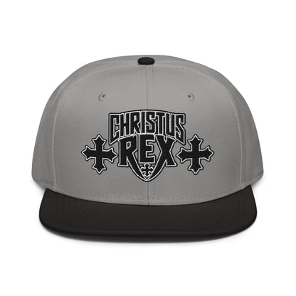 Christus Rex Flat Stitch Snapback - Inken Image
