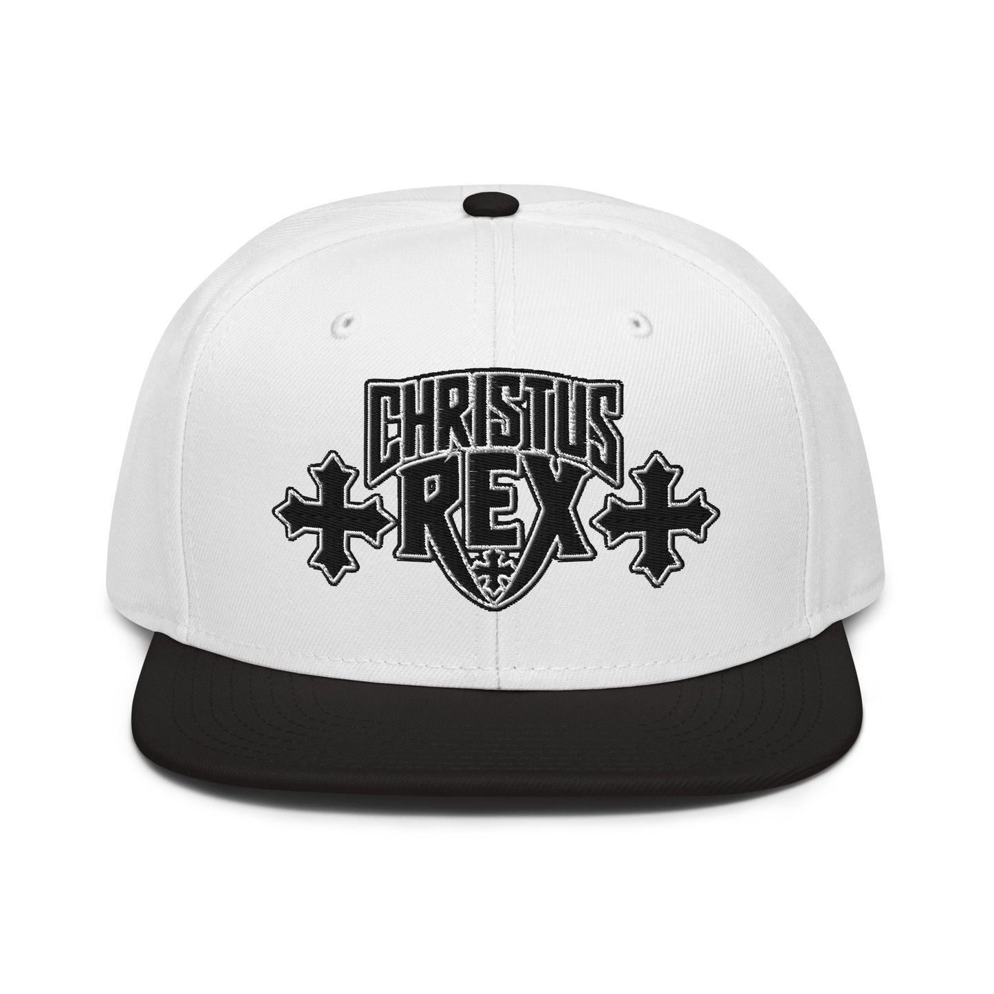 Christus Rex Flat Stitch Snapback - Inken Image
