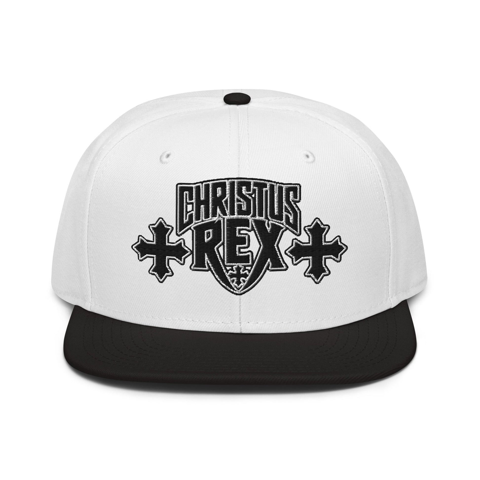 Christus Rex Flat Stitch Snapback - Inken Image