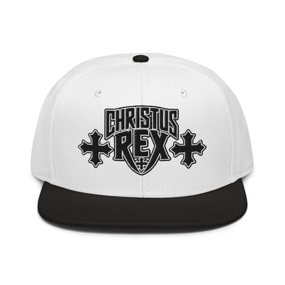Christus Rex Flat Stitch Snapback - Inken Image