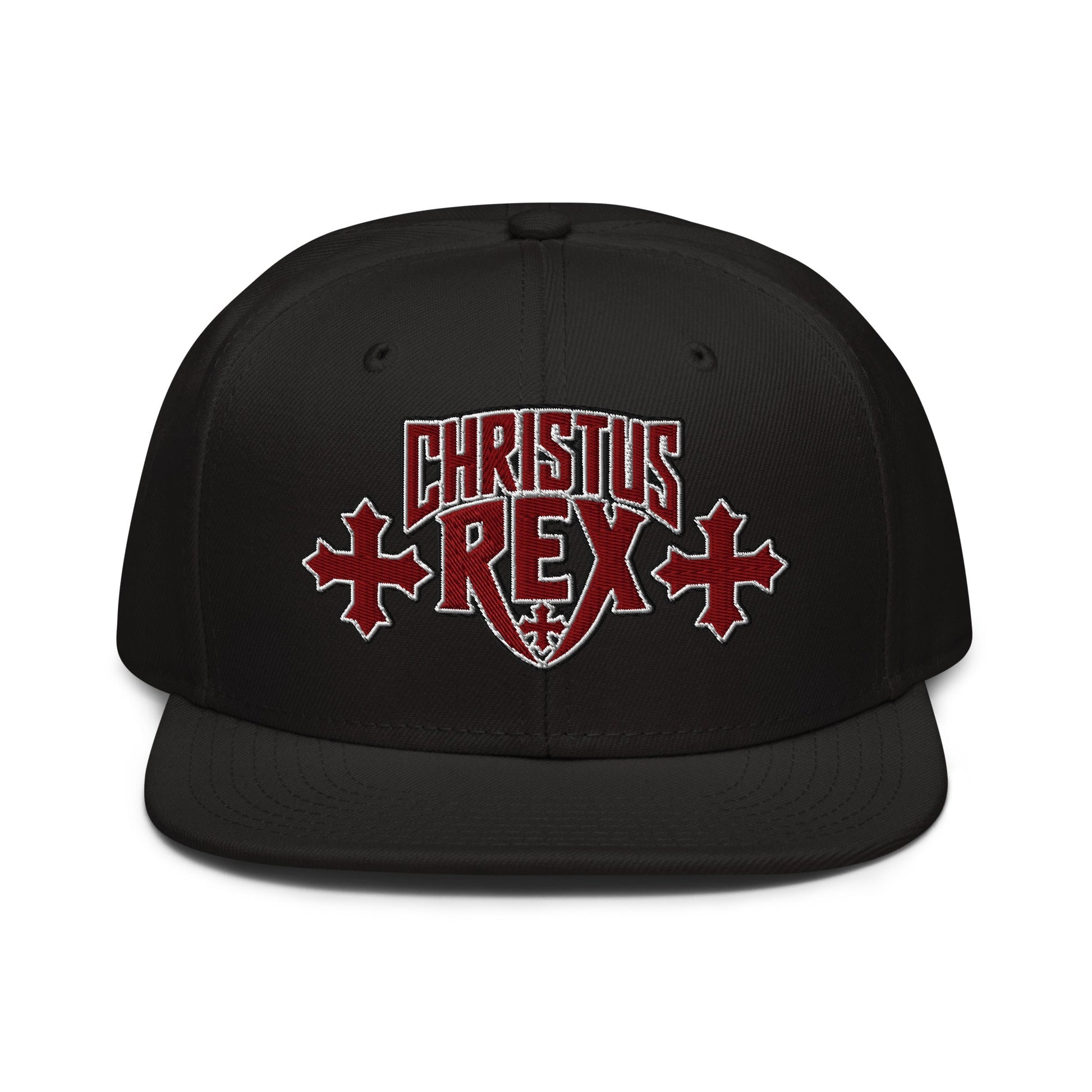 Christus Rex Flat Stitch Snapback - Inken Image