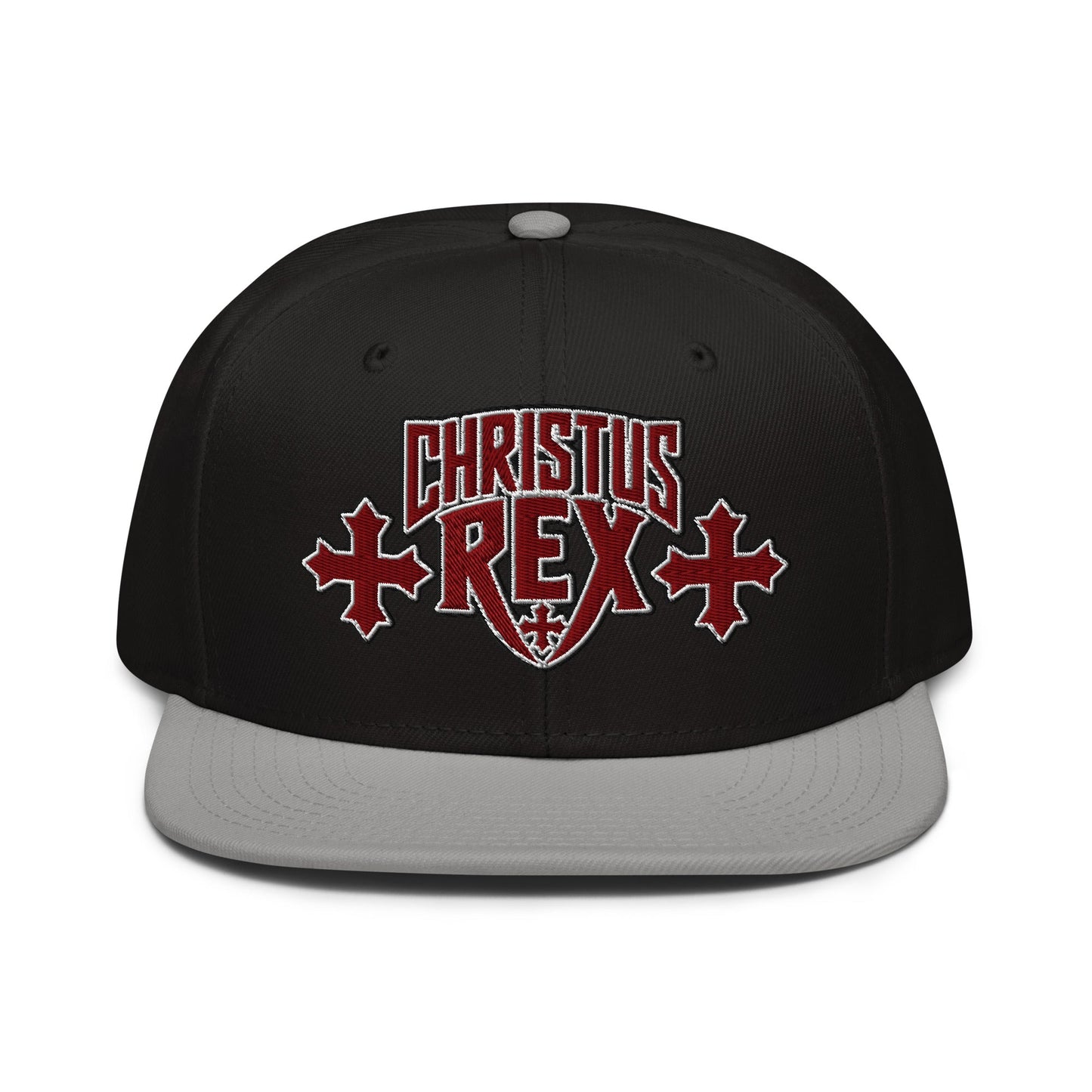 Christus Rex Flat Stitch Snapback - Inken Image