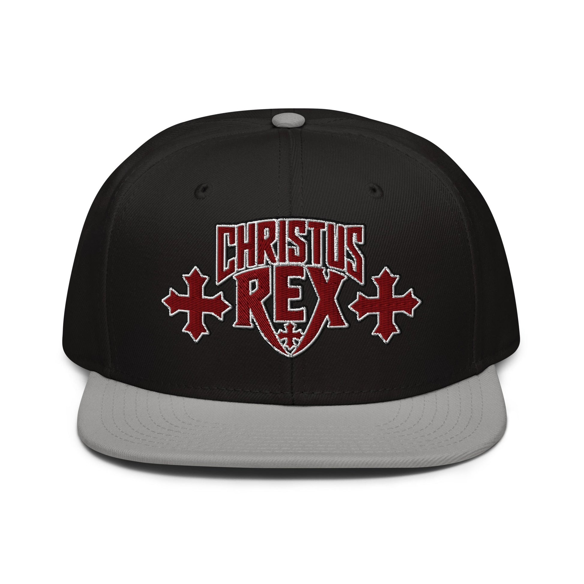 Christus Rex Flat Stitch Snapback - Inken Image