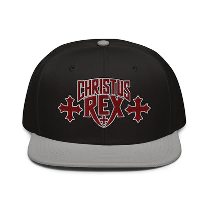 Christus Rex Flat Stitch Snapback - Inken Image
