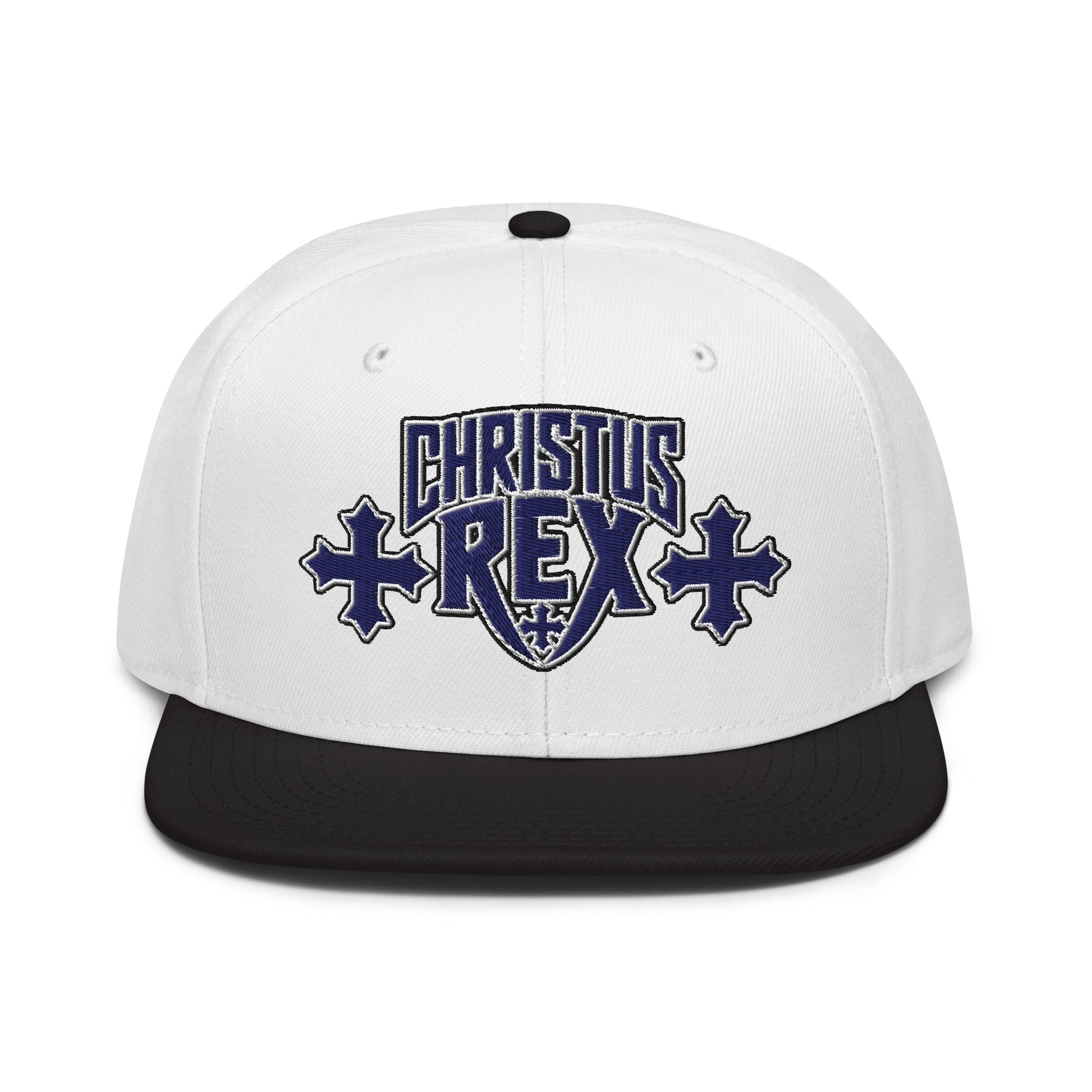 Christus Rex Flat Stitch Snapback - Inken Image