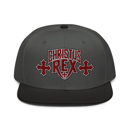 Christus Rex Flat Stitch Snapback - Inken Image