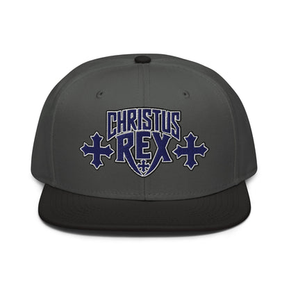Christus Rex Flat Stitch Snapback - Inken Image