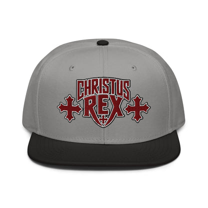 Christus Rex Flat Stitch Snapback - Inken Image
