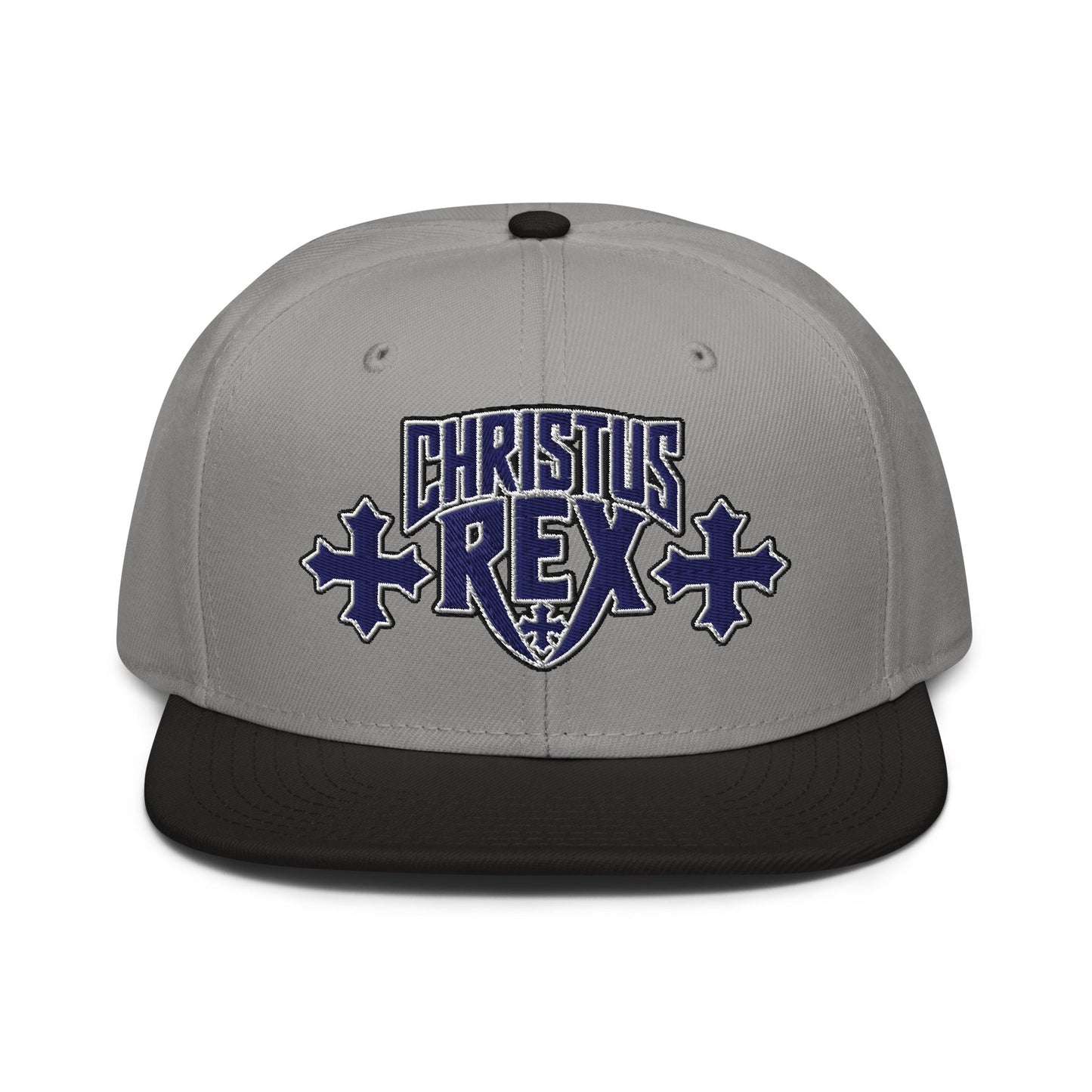 Christus Rex Flat Stitch Snapback - Inken Image