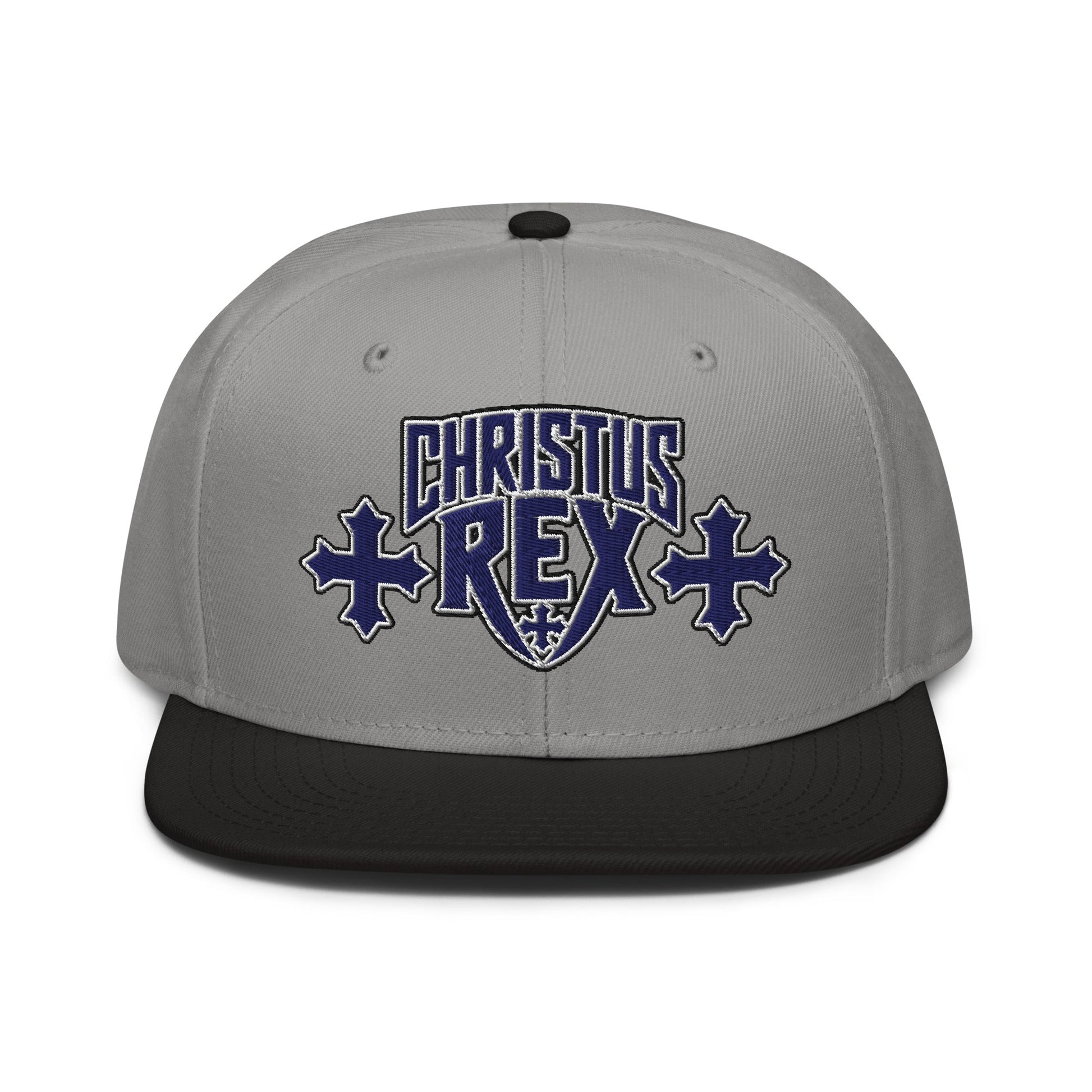 Christus Rex Flat Stitch Snapback - Inken Image
