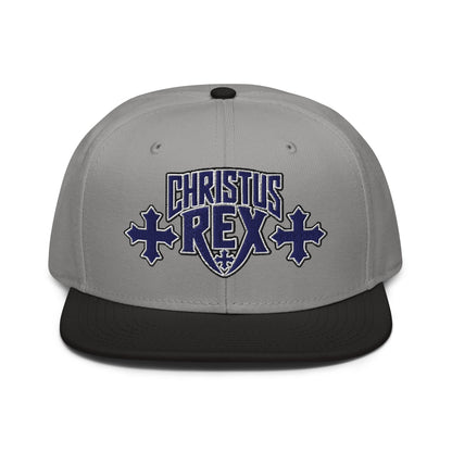 Christus Rex Flat Stitch Snapback - Inken Image