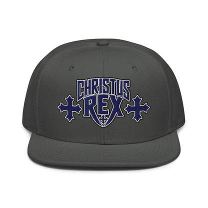 Christus Rex Flat Stitch Snapback - Inken Image
