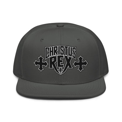 Christus Rex Flat Stitch Snapback - Inken Image