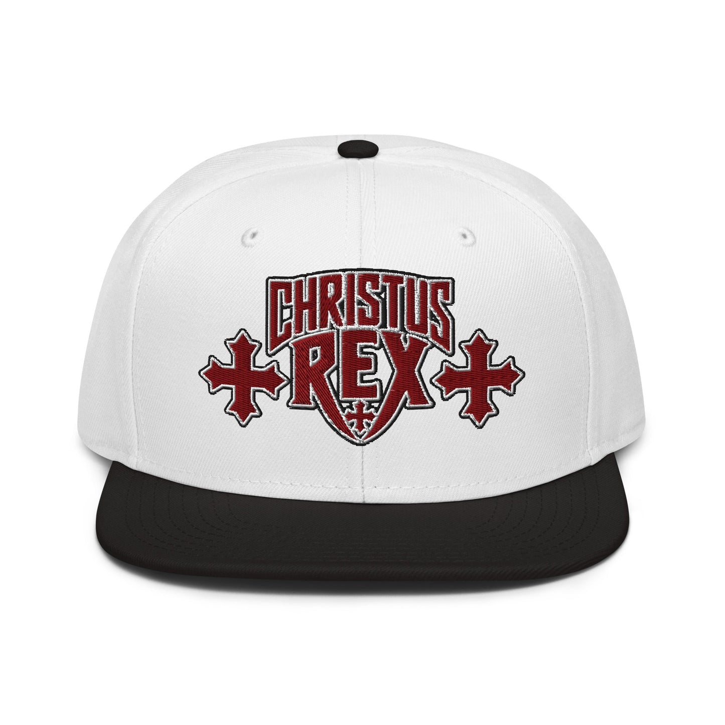 Christus Rex Flat Stitch Snapback - Inken Image