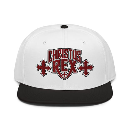 Christus Rex Flat Stitch Snapback - Inken Image
