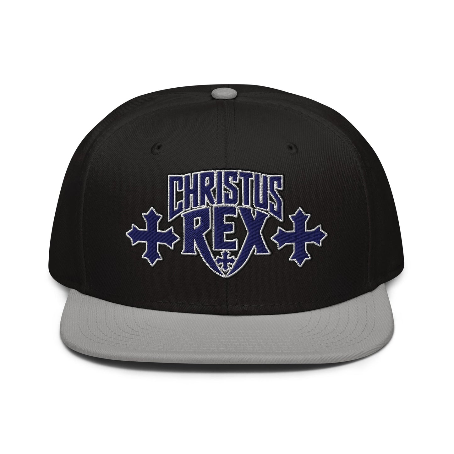Christus Rex Flat Stitch Snapback - Inken Image