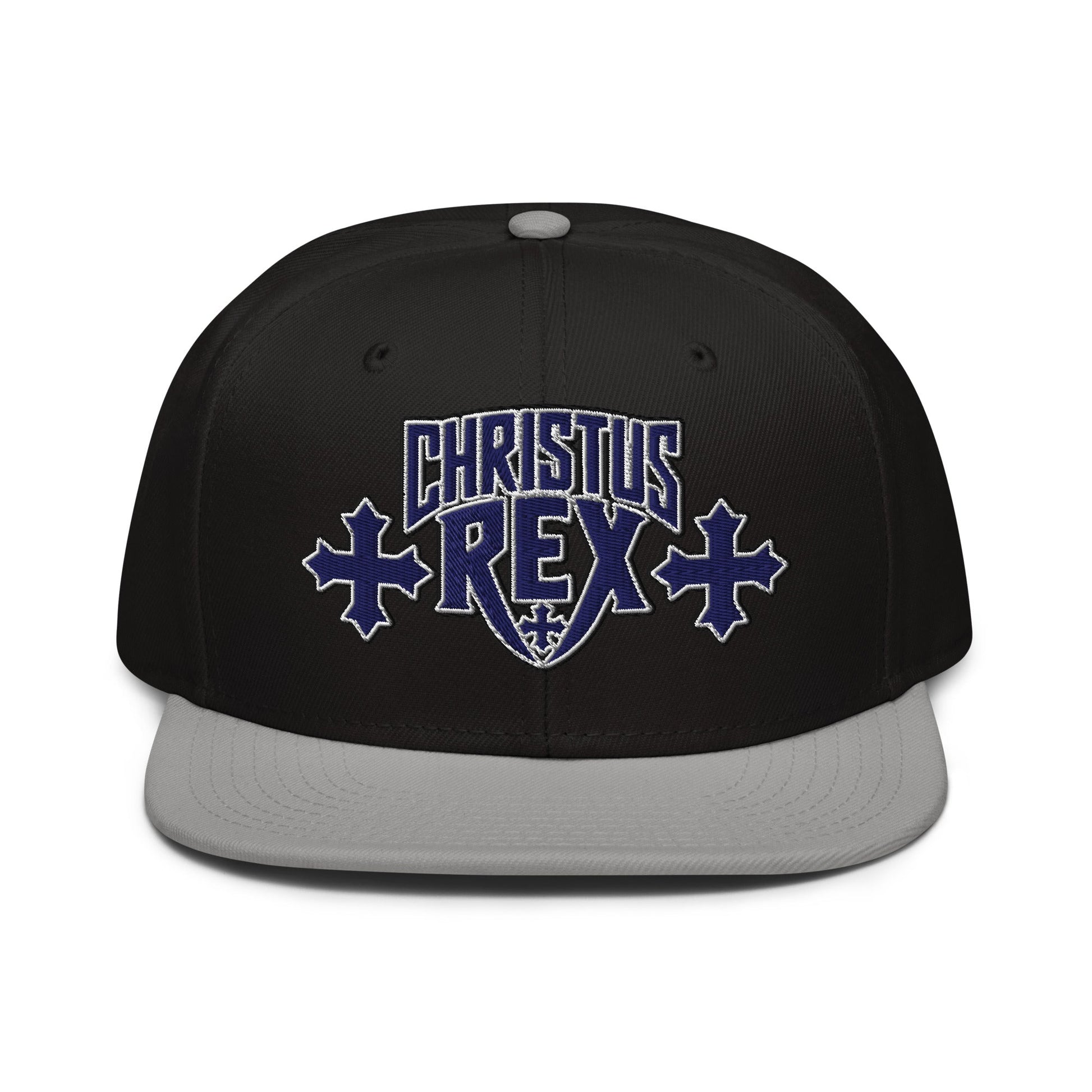 Christus Rex Flat Stitch Snapback - Inken Image