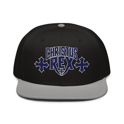 Christus Rex Flat Stitch Snapback - Inken Image