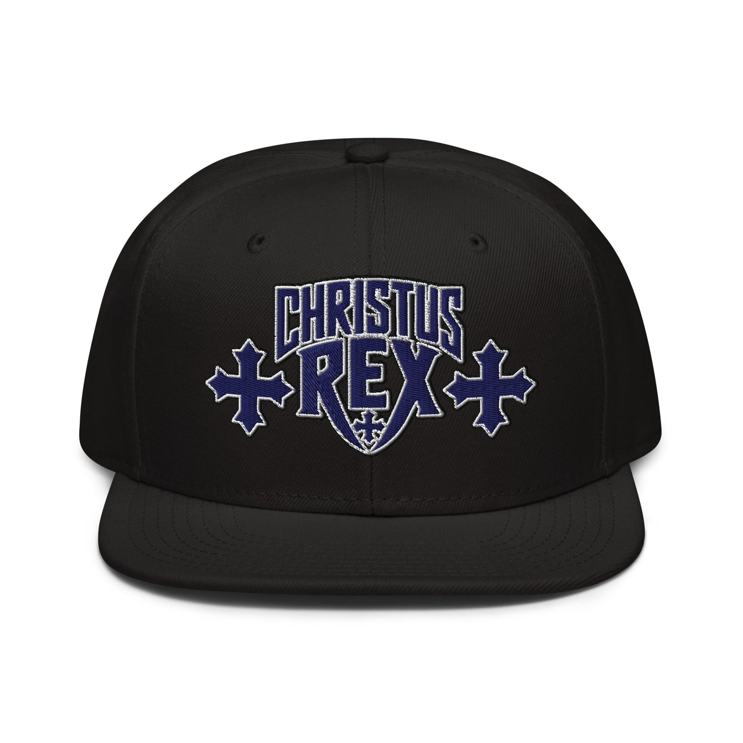 Christus Rex Flat Stitch Snapback - Inken Image