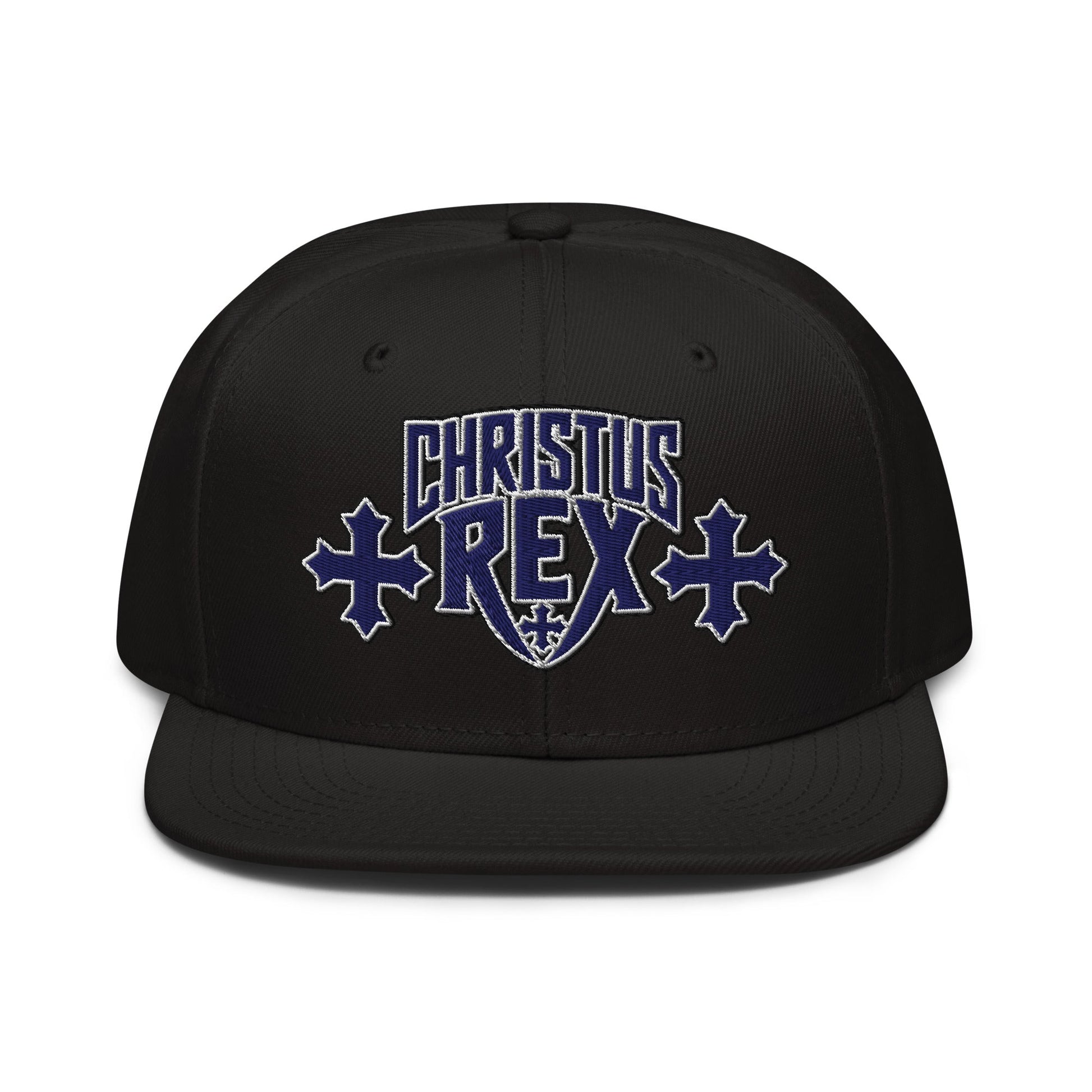 Christus Rex Flat Stitch Snapback - Inken Image