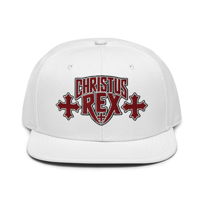 Christus Rex Flat Stitch Snapback - Inken Image