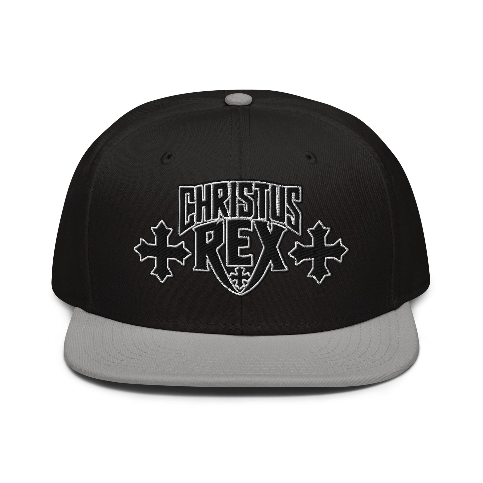 Christus Rex Flat Stitch Snapback - Inken Image