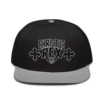 Christus Rex Flat Stitch Snapback - Inken Image
