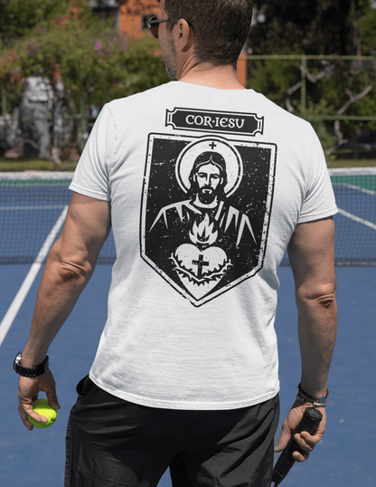 Cor Iesu, Sacred Heart of Christ Icon Graphic T-Shirt - Inken Image
