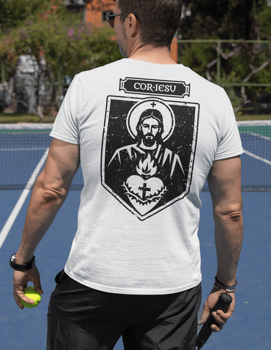 Cor Iesu, Sacred Heart of Christ Icon Graphic T-Shirt - Inken Image