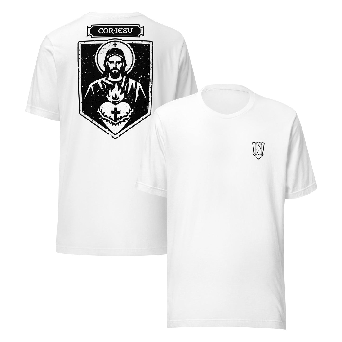 Cor Iesu, Sacred Heart of Christ Icon Graphic T-Shirt - Inken Image