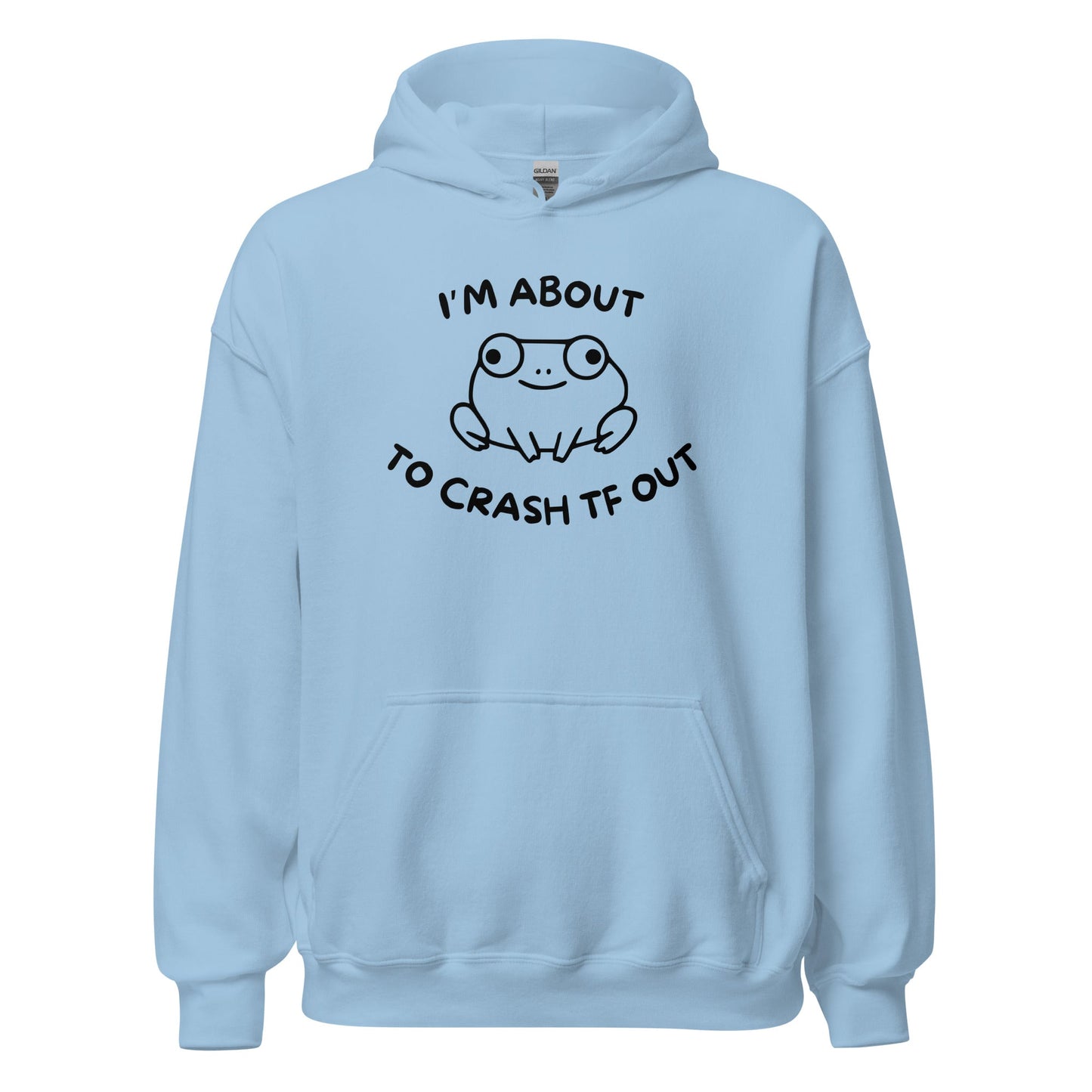 Crash TF Out Frog Hoodie - Inken Image