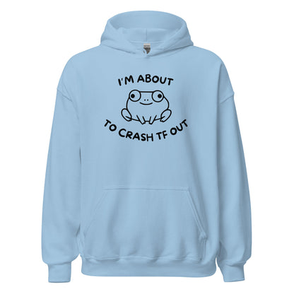Crash TF Out Frog Hoodie - Inken Image