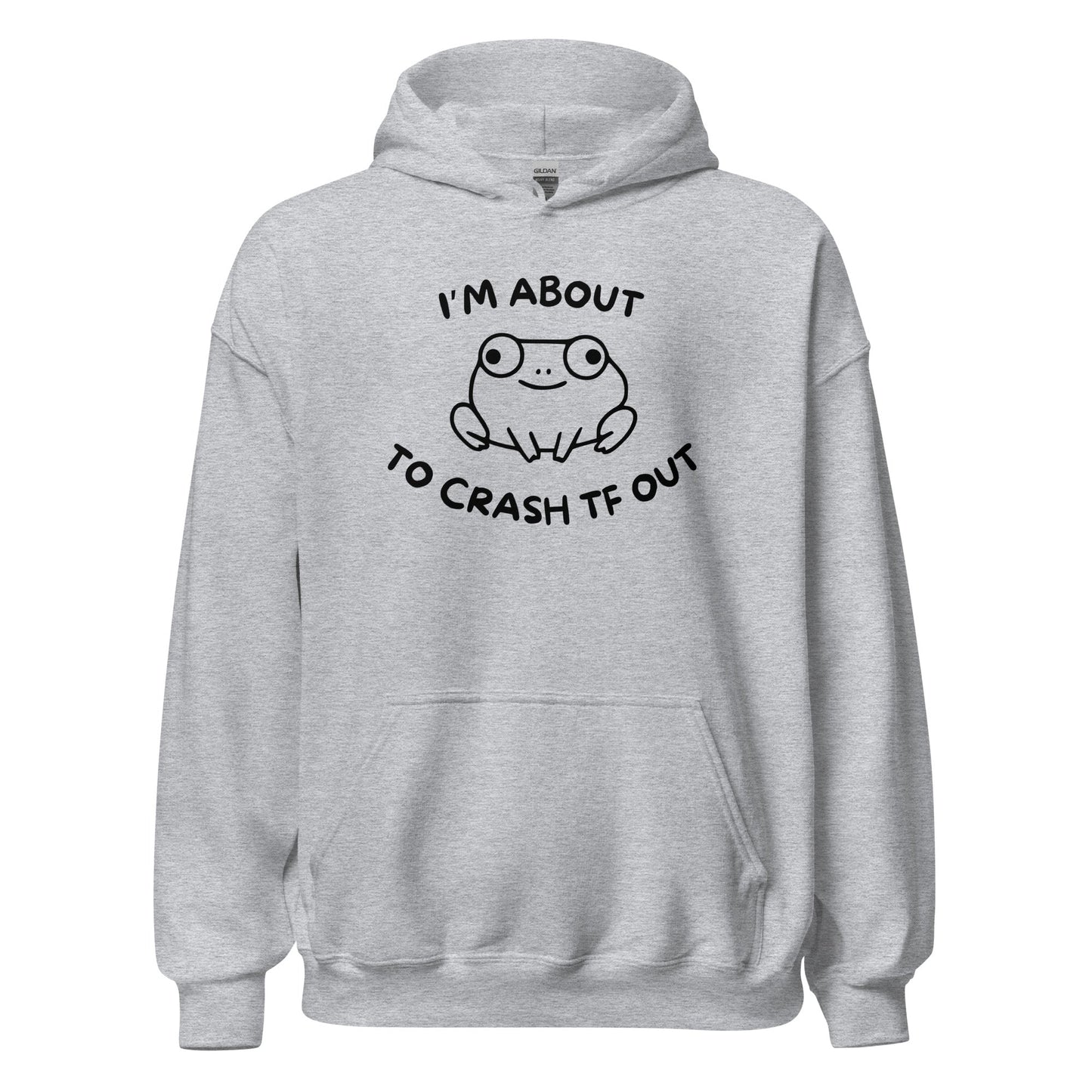 Crash TF Out Frog Hoodie - Inken Image