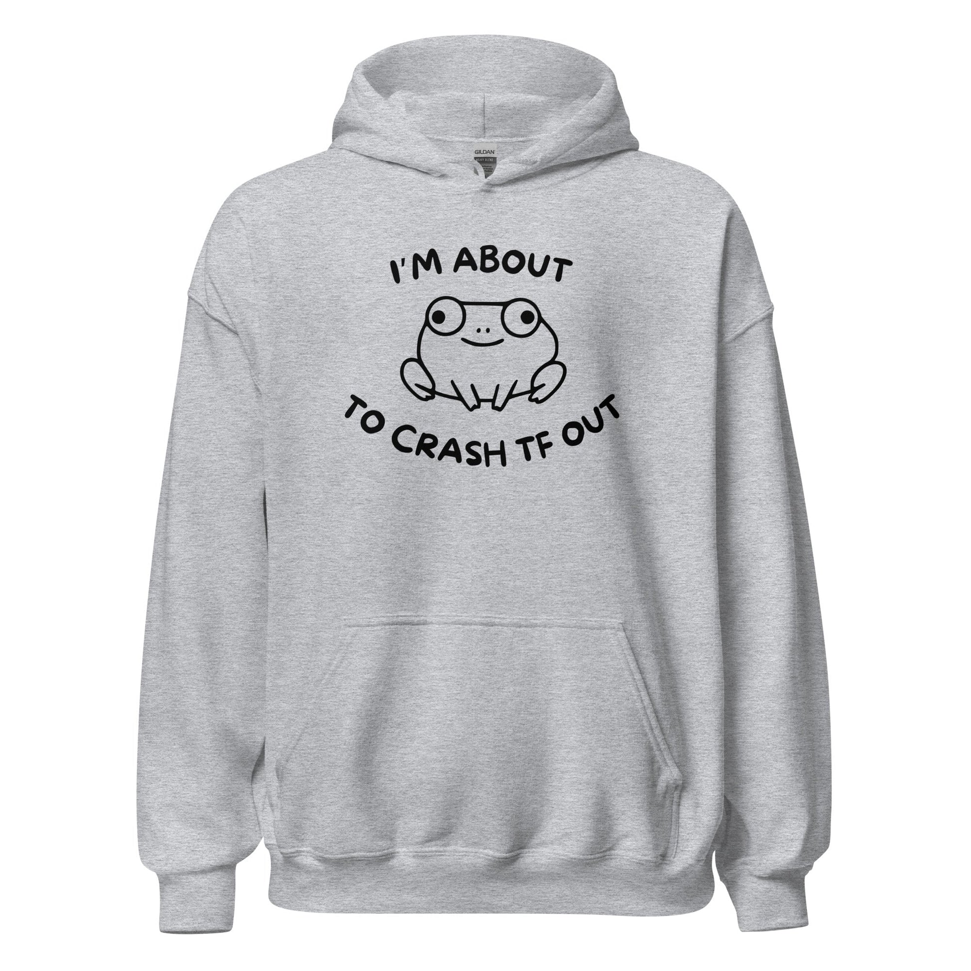 Crash TF Out Frog Hoodie - Inken Image