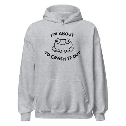 Crash TF Out Frog Hoodie - Inken Image