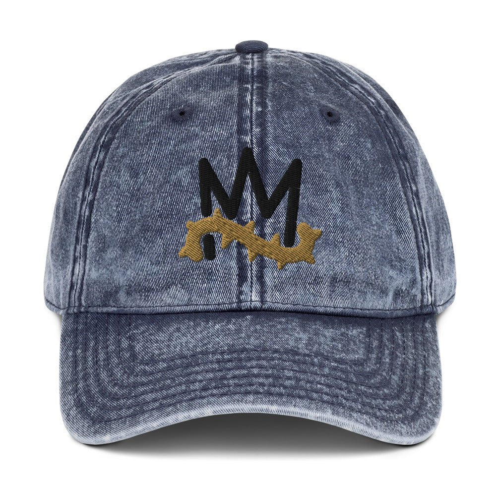 Crown of Thorns Christian Vintage Cap 3D Puff Embroidery - Inken Image