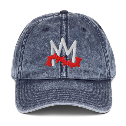Crown of Thorns Christian Vintage Cap 3D Puff Embroidery - Inken Image